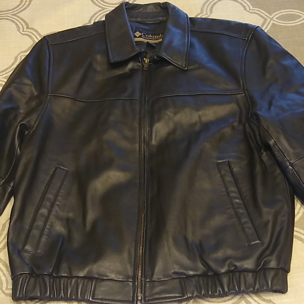 Columbia leather jacket